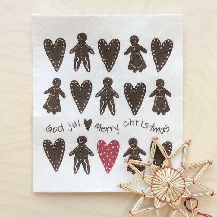 Torchon suédois en pain d'épice pour la vente par Square Love