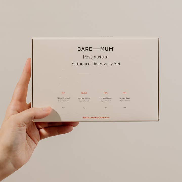 Bare Mum - Wholesale New mom gift box/set - Postpartum Skincare Discovery Set9