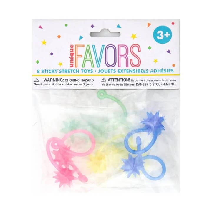Party Expo, LLC - Wholesale Fidget toy – Kids - Starburst Sticky Stretch Toys