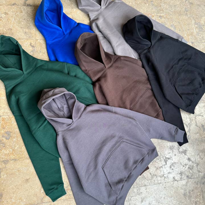 Factory Blanks - Wholesale Hoodie – Unisex - 450GSM Premium Oversized Hoodie – Classic Streetwear Cut6