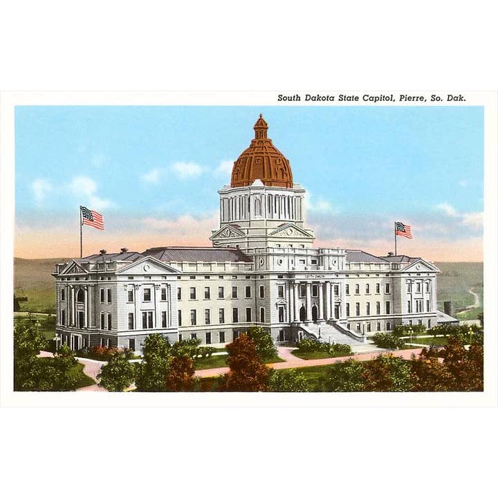 Found Image Press - Wholesale Magnet - Magnet DS-57 State Capitol, Pierre
