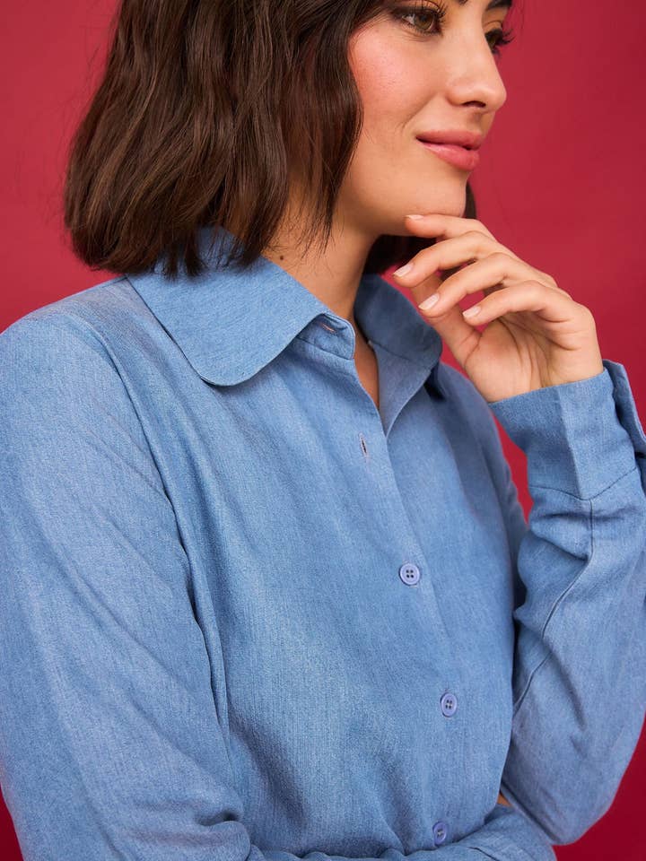 Brown Cowboy Shirt for wholesale by Smile