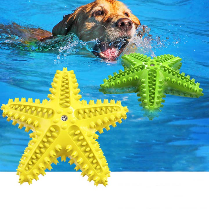 PR GROUPS LLC - Wholesale Pet Chew Toy - Dog - Star Fish Dog Teeth Cleaning Chew Toy