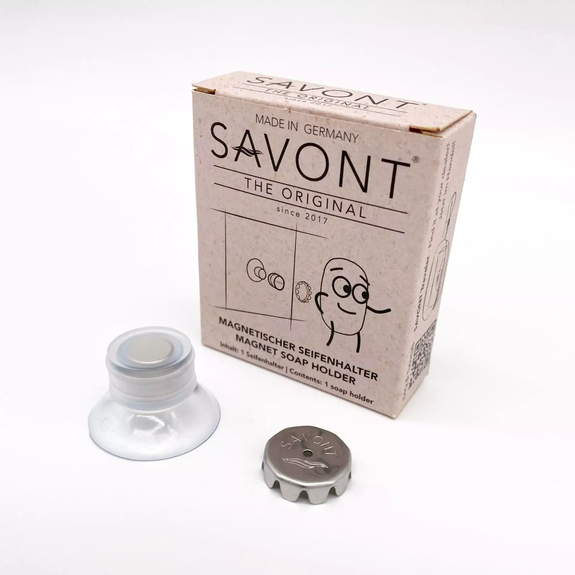 FAIRSAVONT eG. – Großhandel Badeseifenschale – Protector SMART - 100g (transparent)0