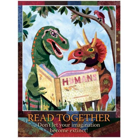 Postcard - Read Together - Package of 12 for wholesale by Syracuse Cultural Workers