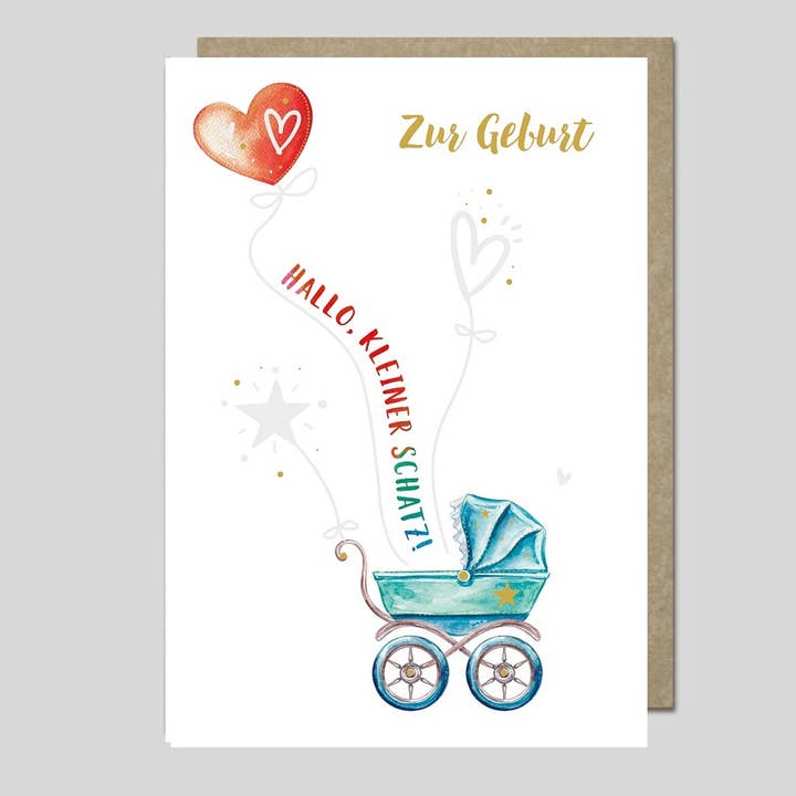 Cartão de saudação elegante da série AQUARELLE UK-34936 por atacado de Michel-Verlag GmbH