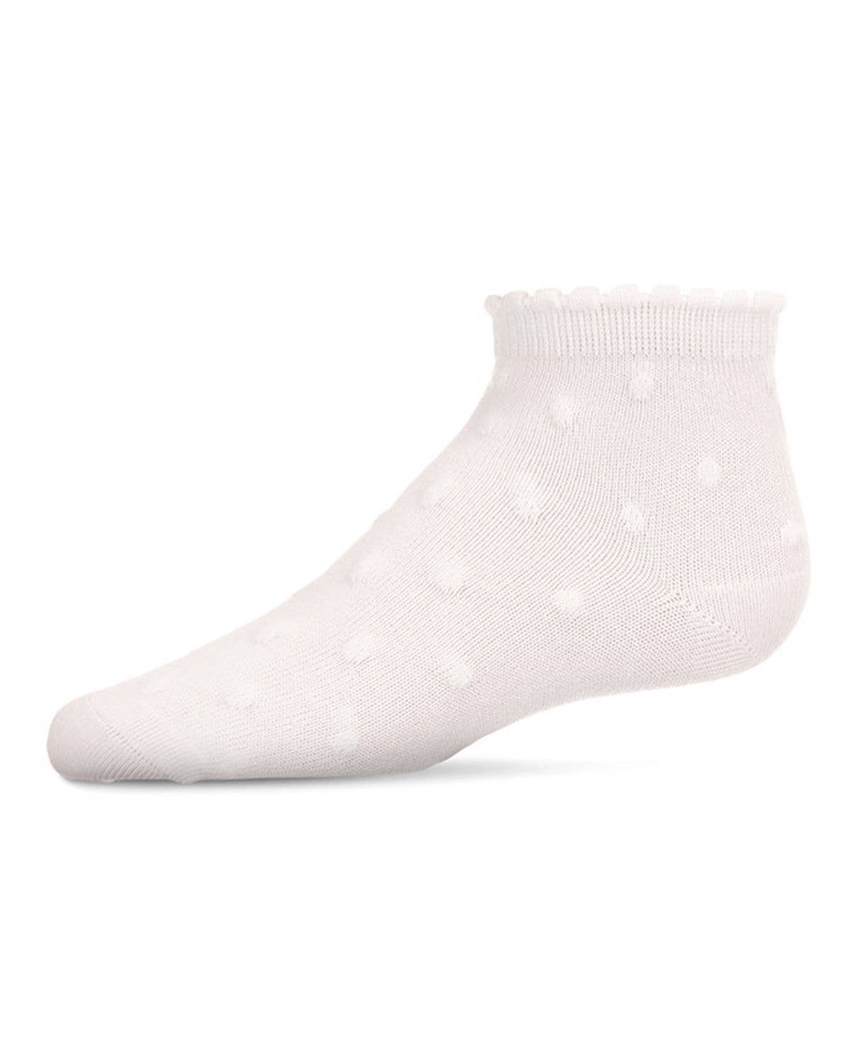 Infinity Classics International Inc. - Wholesale Socks - Women's - Cotton Blend Swiss Dot Anklet Socks3