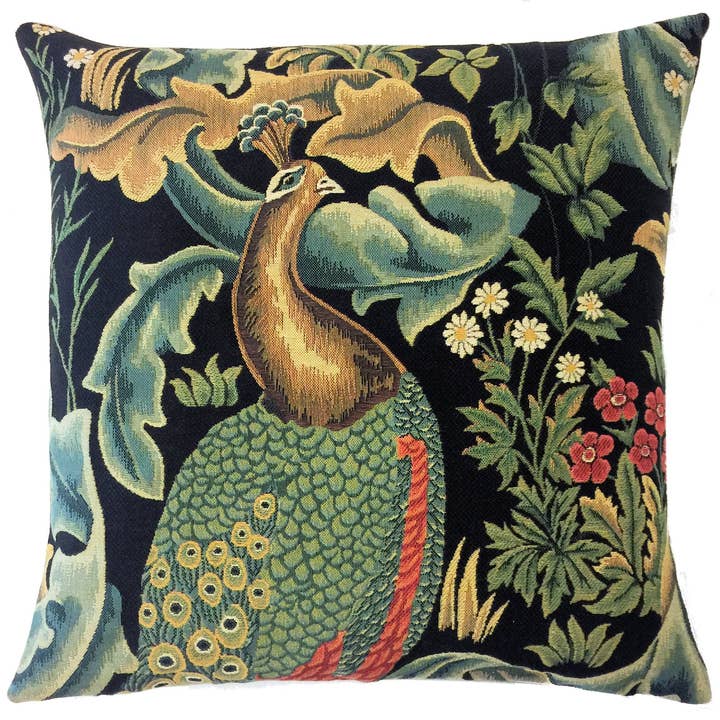 yapatkwa - art of the loom - Wholesale Sierkussensloop - Pauw Sierkussen | William Morris Kussenhoes | Bos