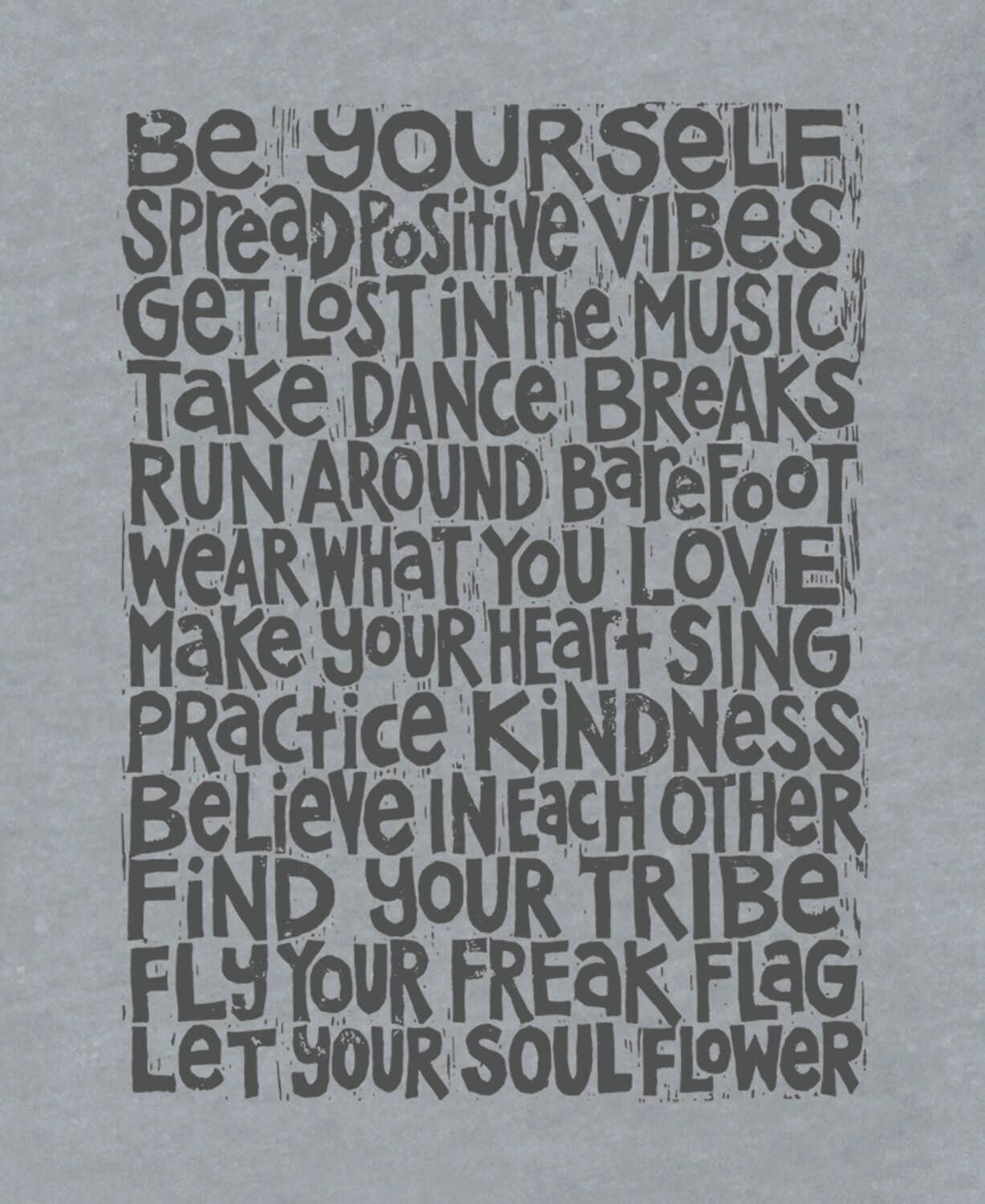 Soul Flower - Wholesale Screen Printed T-Shirt - Women's - Soul Flower Manifesto Slouch Top1