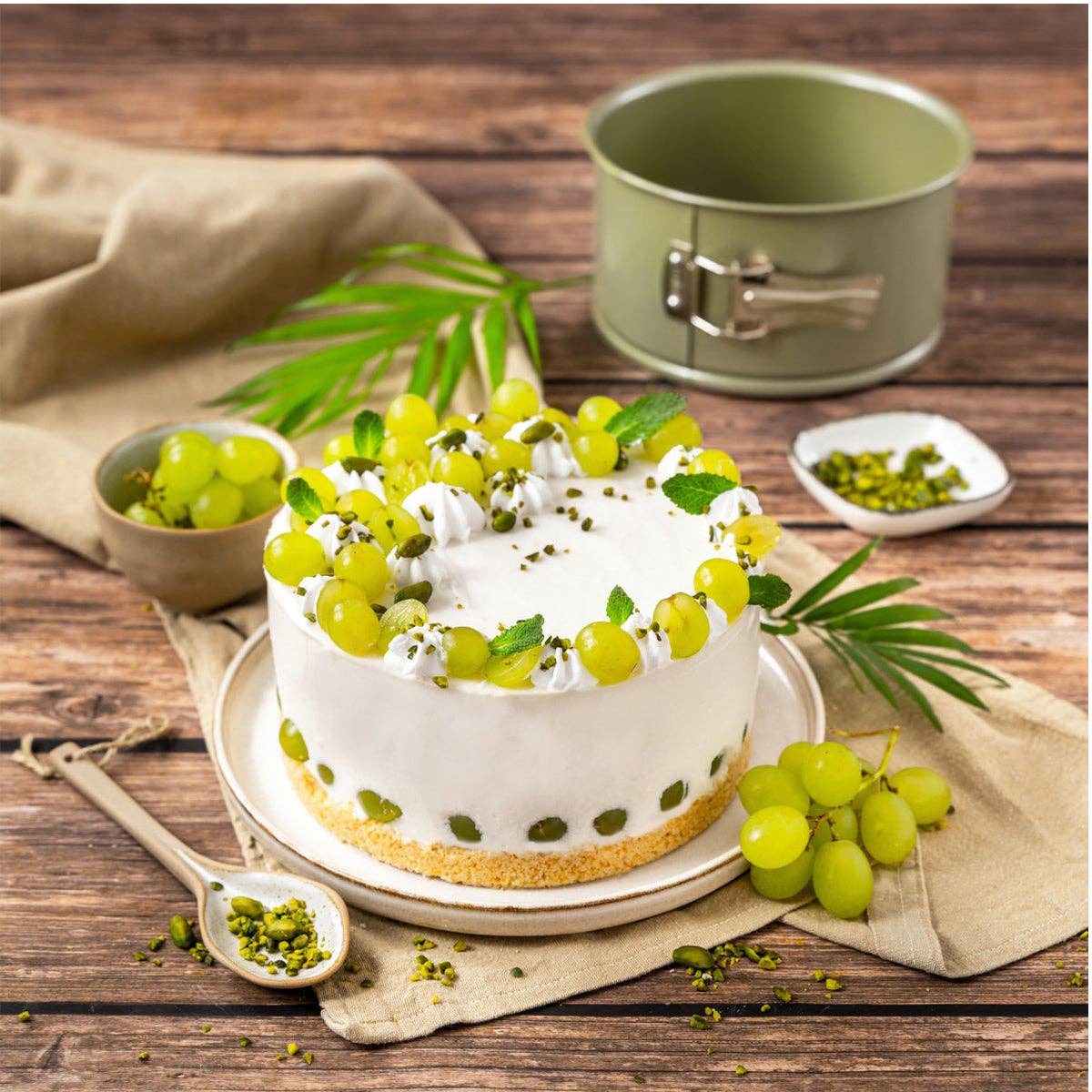 Zenker – wholesale Baking dish – Zenker Green Vision Set of 3 Cake Pans8