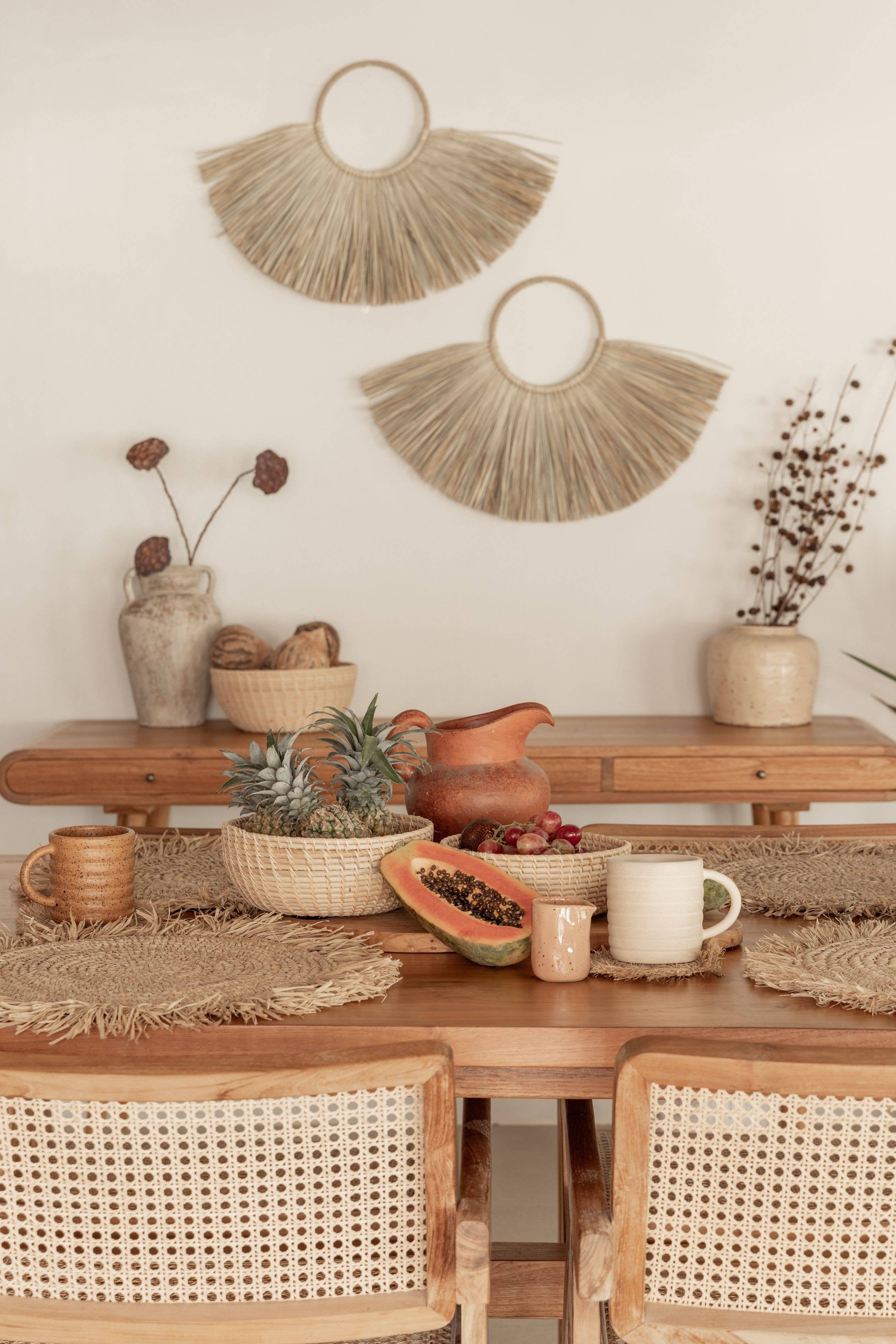 Village Thrive - Wholesale Wall Accent - Seagrass Wall Hanging1