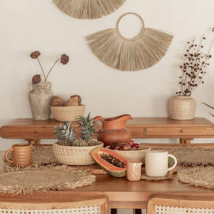 Village Thrive - Wholesale Wall Accent - Seagrass Wall Hanging1