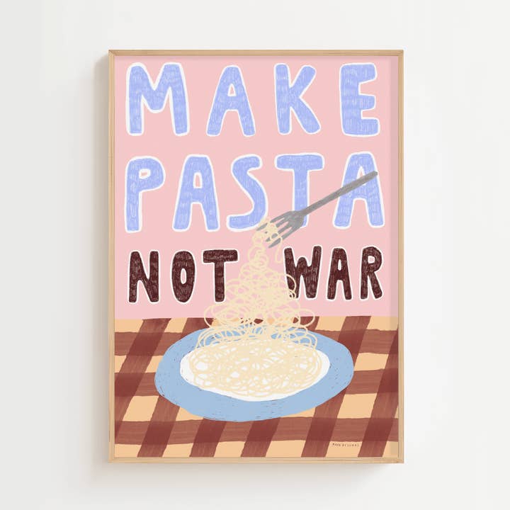 MAKE PASTA NOT WAR für den Großhandel von madebyjonas