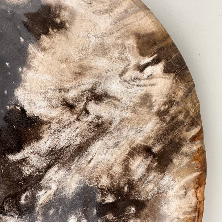 Office Objets - Wholesale Decorative Plate/Dish/Bowl - Very large catchall or dish in petrified wood33