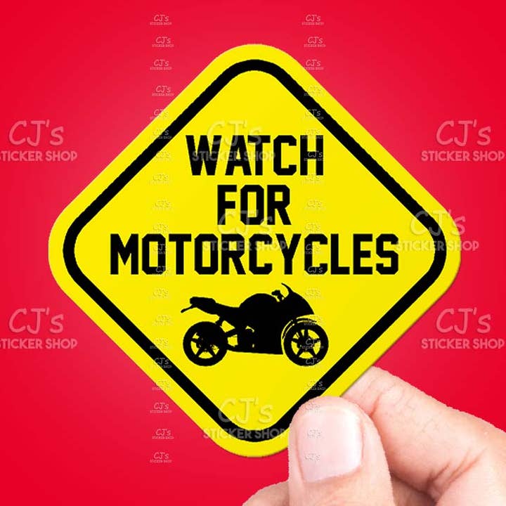 Autocollant pour montre de moto (vélo de sport) pour la vente par CJ's Sticker Shop