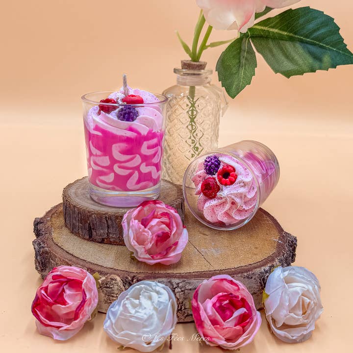 Les Fées Mères - Wholesale Novelty Candle - Mini Gourmet Candle Red Fruits Mother's Day