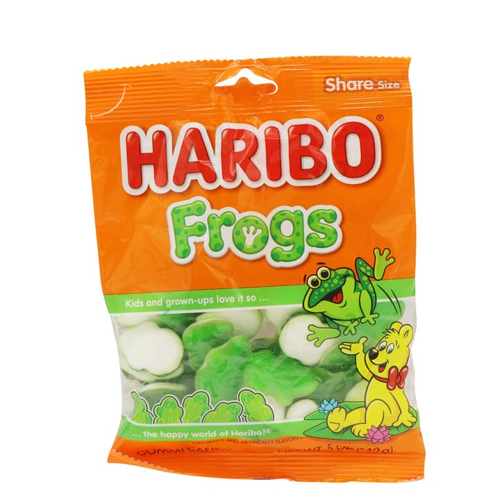 Grandpa Joe's Candy Shop - Wholesale Gummy - Haribo Frogs Gummy Candy, 5oz, 12ct Case