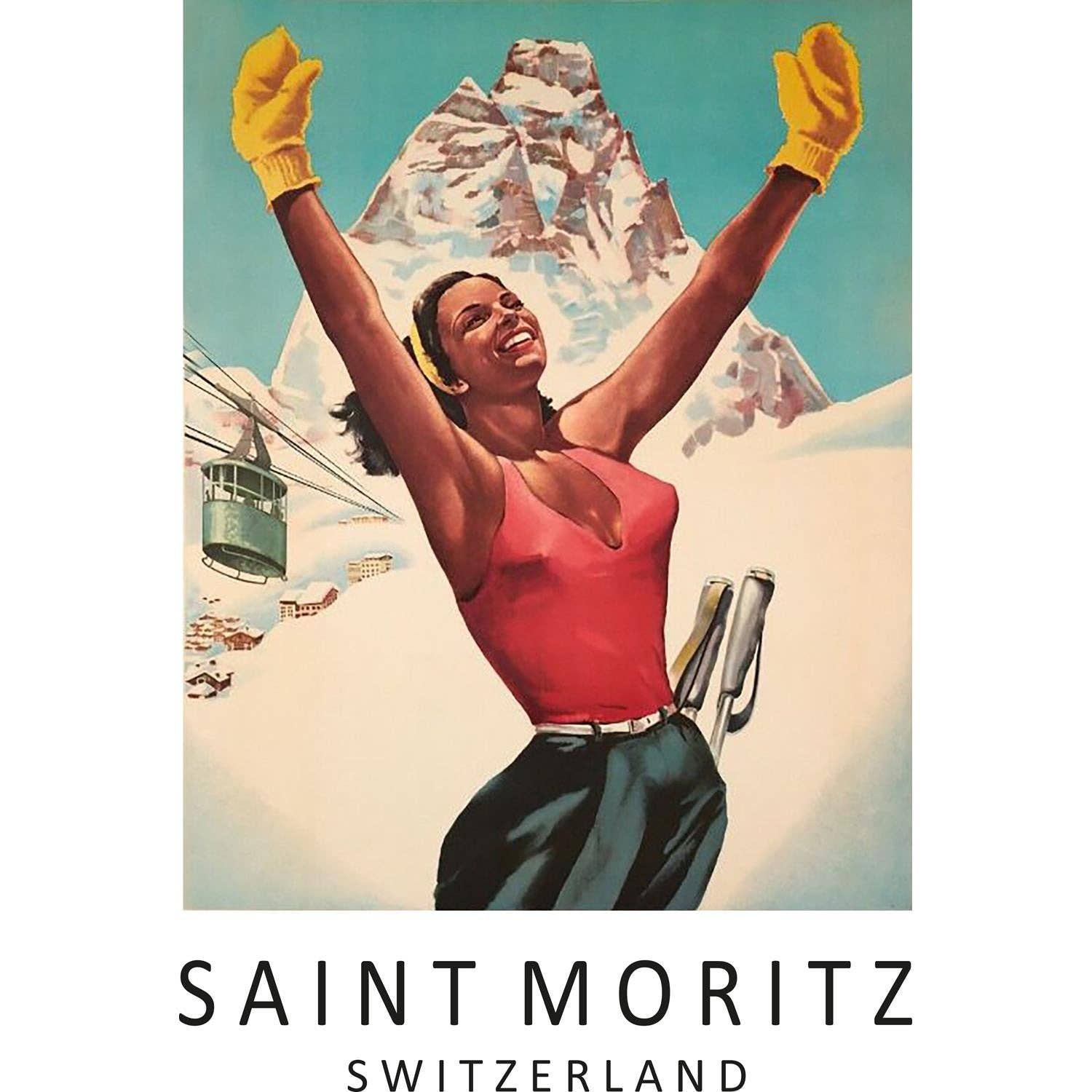 Queence - Wholesale Bord/bordje - Metalen wandbord - Saint Moritz0