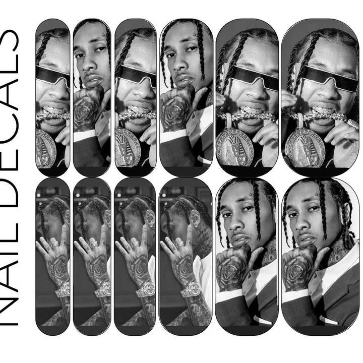 Tyga Decals for wholesale by DIPPY COW NAILS