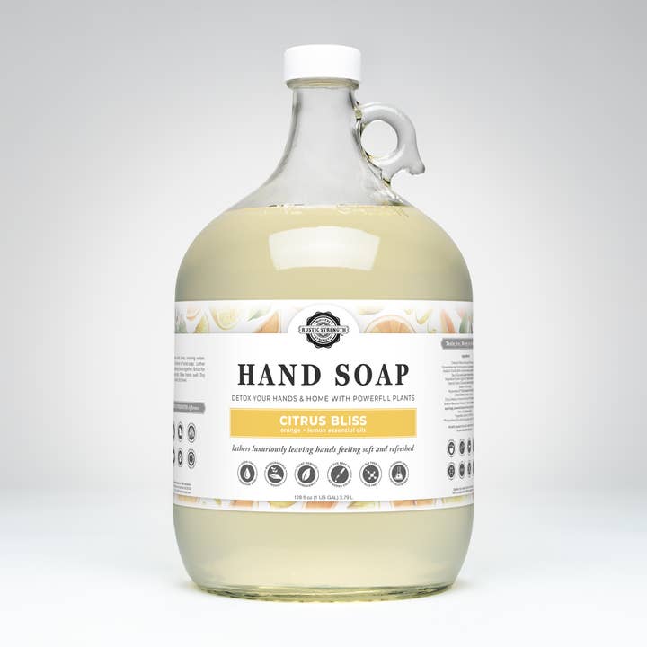 Rustic Strength - Wholesale Hand Soap/Wash - Plant-Based Hand Soap Non-Drying Hypoallergenic Sensitive...