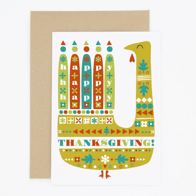 Biglietto di ringraziamento Mondo Turkey per la vendita all'ingrosso da parte di Madame Annie et Fils