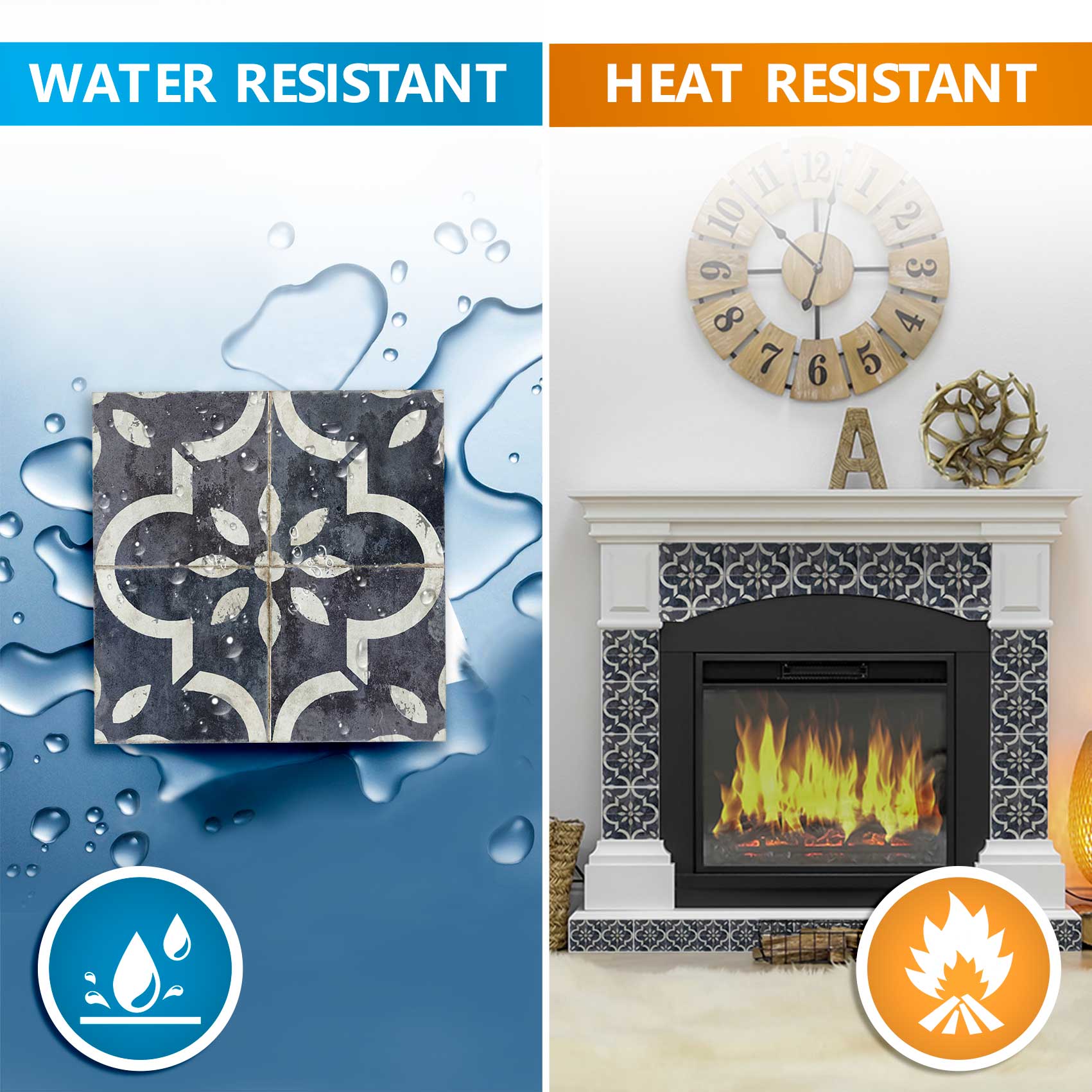 Mi Alma LLC - Wholesale Wall Tile - Transform Your Kitchen with DIY Peel and Stick Backsplash Model - R408