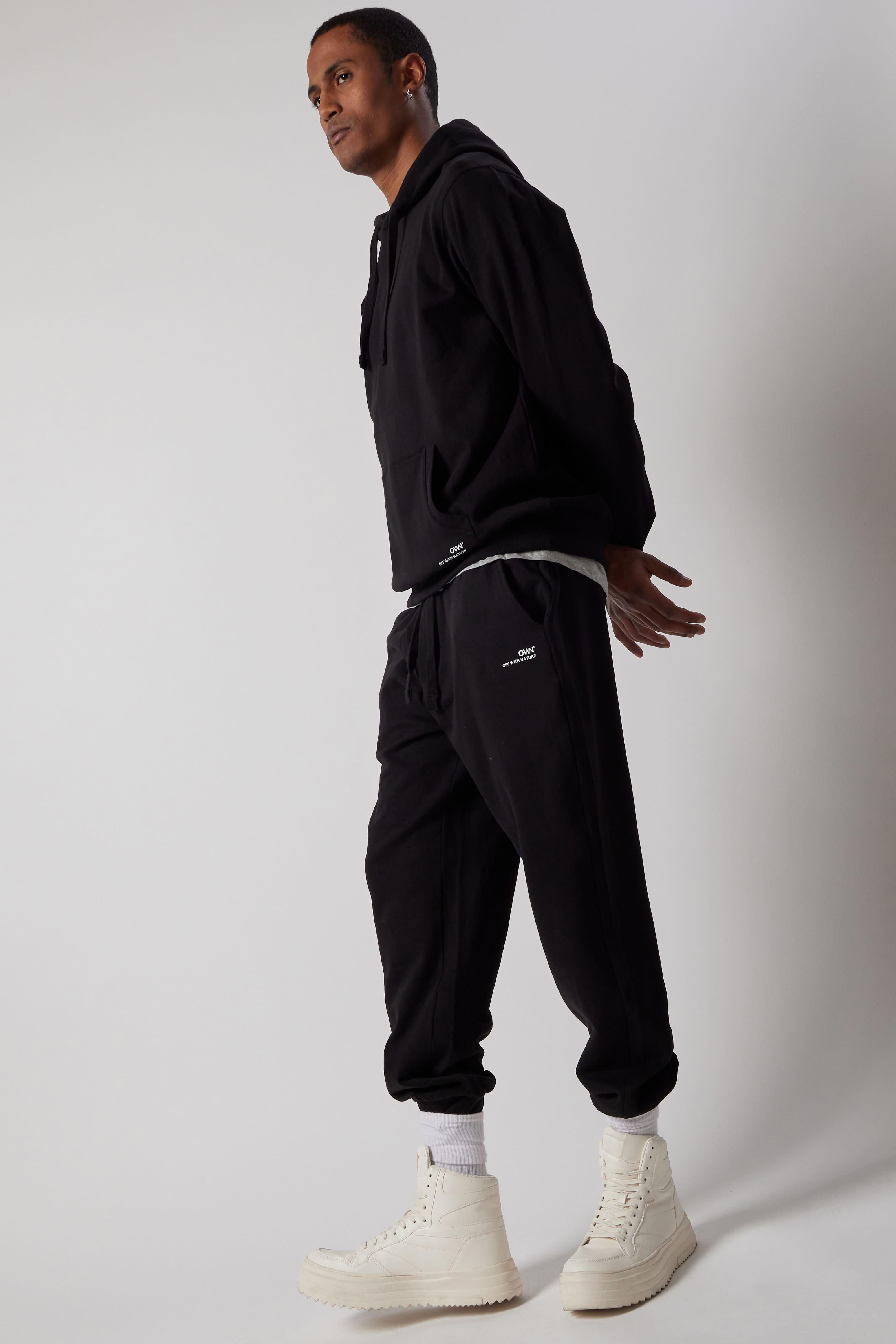 OWN OFF WITH NATURE - Wholesale Lounge Set - Men's - Hooded Sweatshirt Set + Fleece Joggers1
