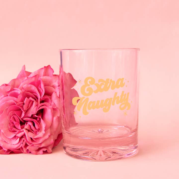Sunshine Studios – wholesale Cocktail/liquor glass – Extra Naughty Tumbler | Gold