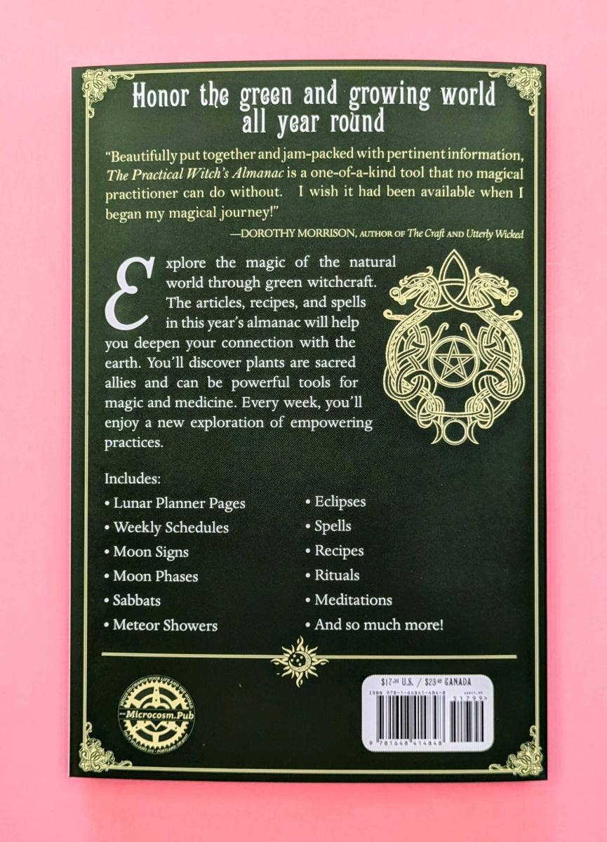 Microcosm Publishing & Distribution - Vente Livre sur le corps, l'esprit et l'âme - L'Almanach de la sorcière pratique 2026 : sorcellerie verte1