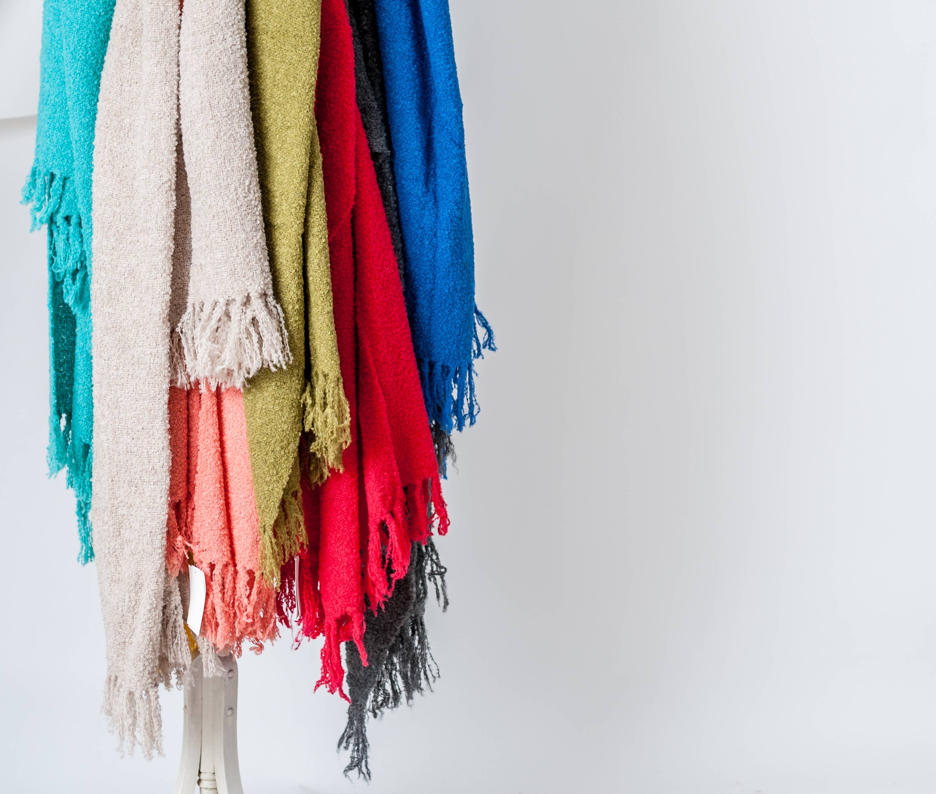 Be ALPACA - Wholesale Scarf - Women's - Bouclé Alpaca Scarf or Chall - VARIOUS COLORS15