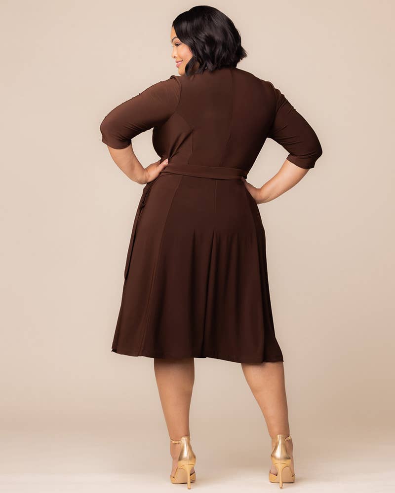 Kiyonna - Wholesale Jurk - Dames - Essential wikkeljurk - grote maten11