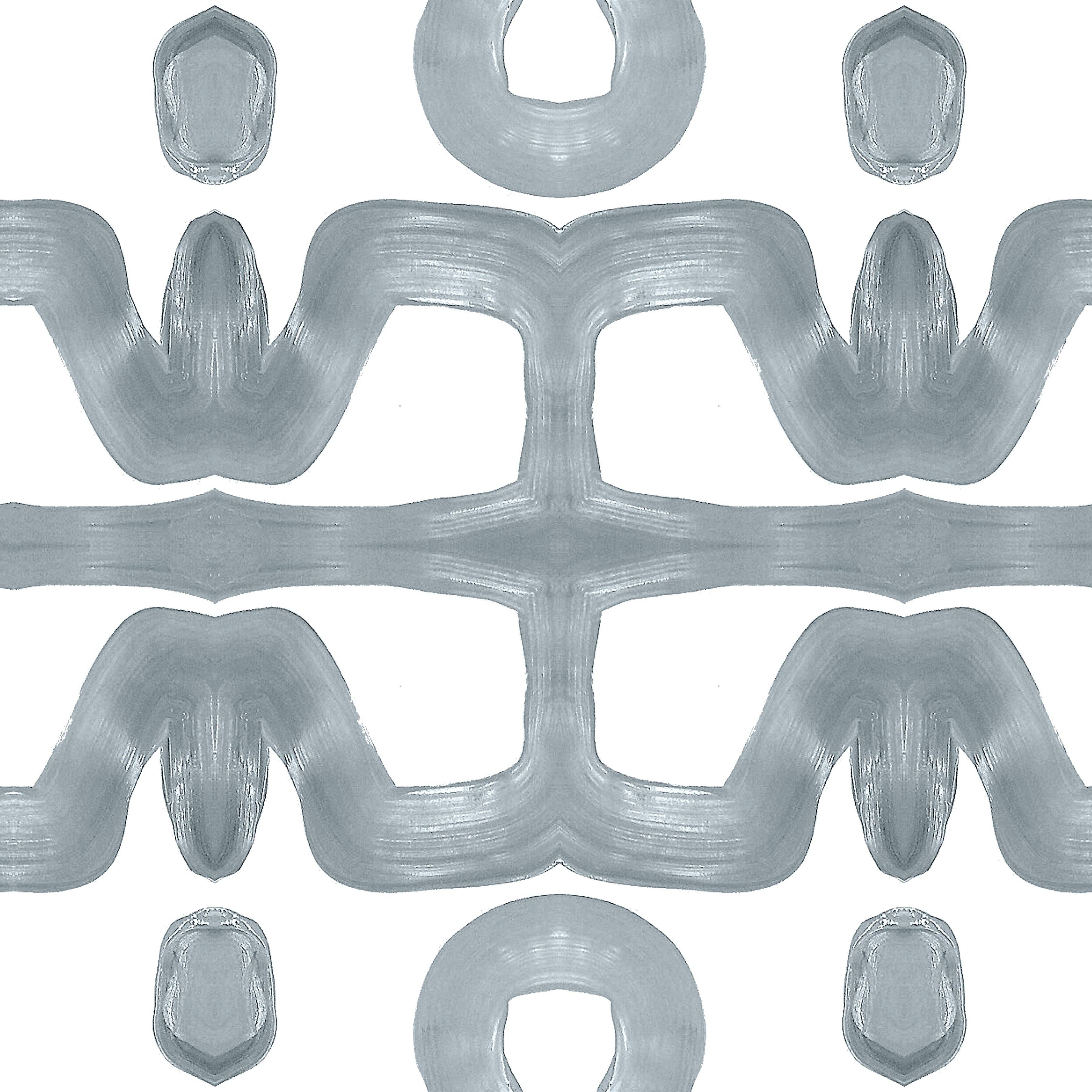 Windy O'Connor Art & Home - Wholesale Throw Pillow Cover - Candied Icing Steel Pillow1