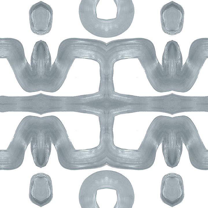 Windy O'Connor Art & Home - Wholesale Throw Pillow Cover - Candied Icing Steel Pillow1