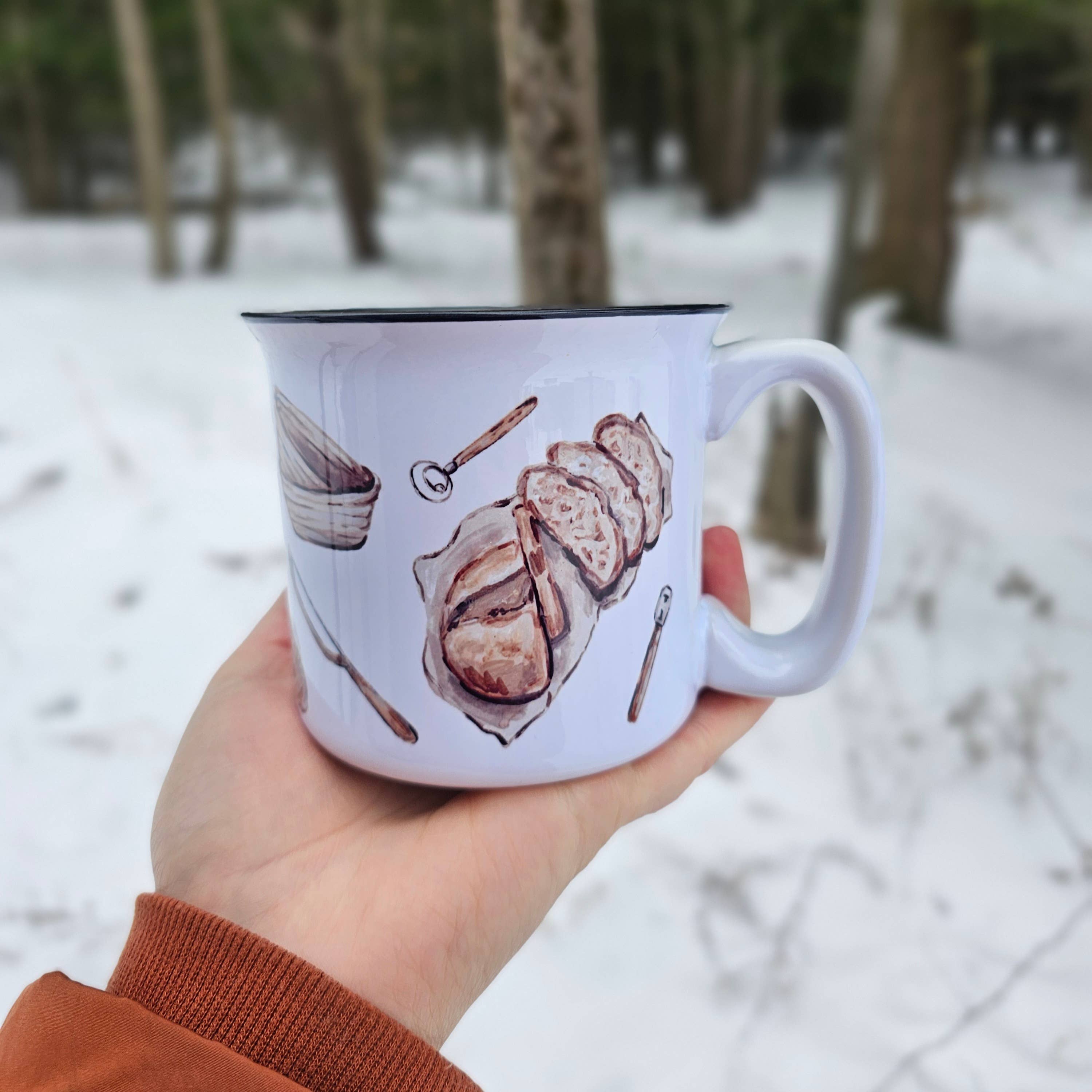 The Cranberry Finch - Vendita all'ingrosso Tazza - Tazza da caffè per amanti del lievito madre2