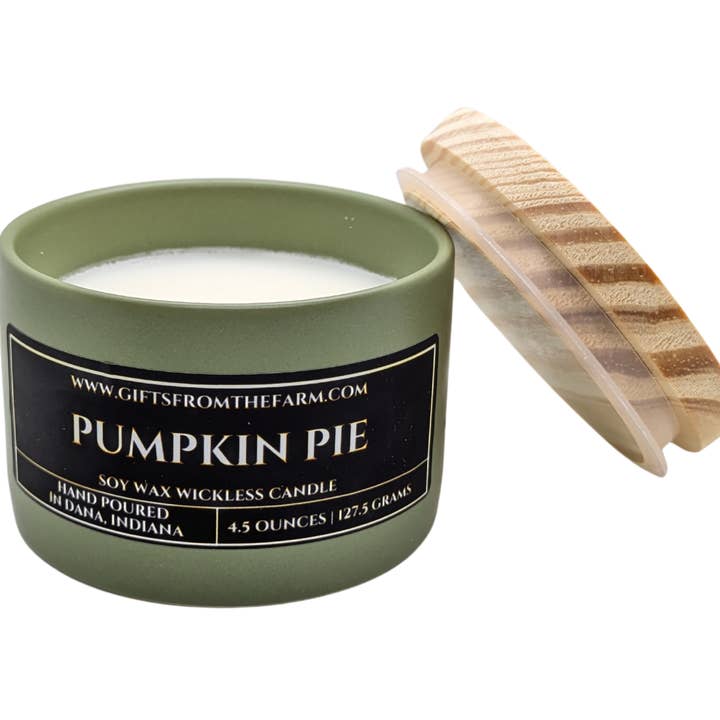 Pumpkin Pie Wickless Candle for wholesale by Gifts From The Farm