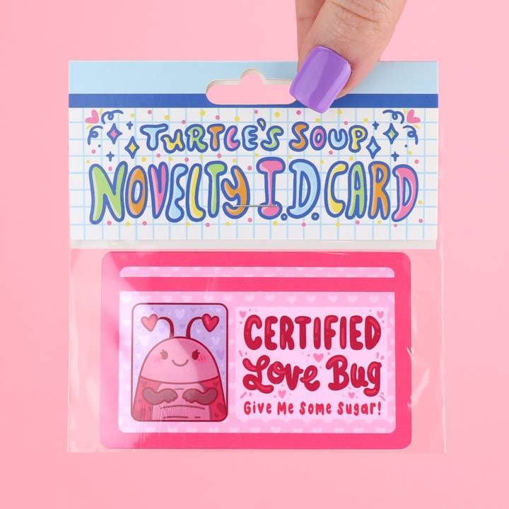 Turtle's Soup - Venta al por mayor Regalo de broma/detalle - Licencia de conducir falsa certificada por Love Bug
