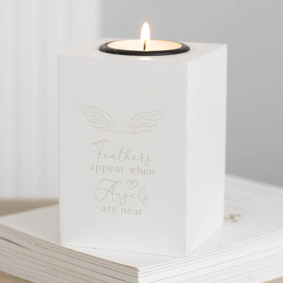 Portavelas Feathers Appear Angel Wing para venta al por mayor de Something Different Wholesale