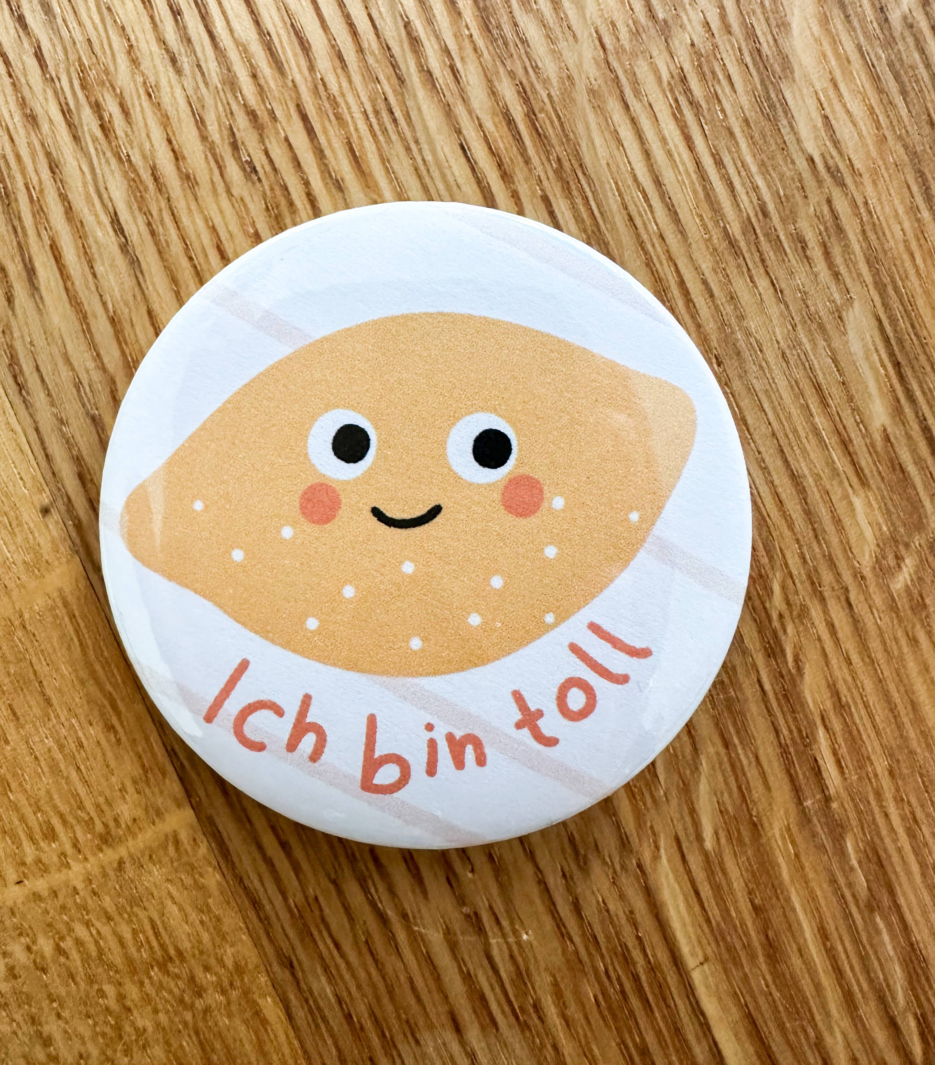 StudioSonna – wholesale Nål och knapp för kavajslag – Knapp Stift Jag är fantastisk Citron