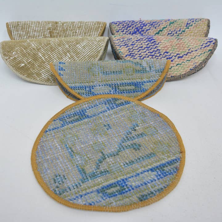 Kilim Supla Vintage Green Placemat Kitchen Decor Gift for wholesale by Kilim Pillow Decors