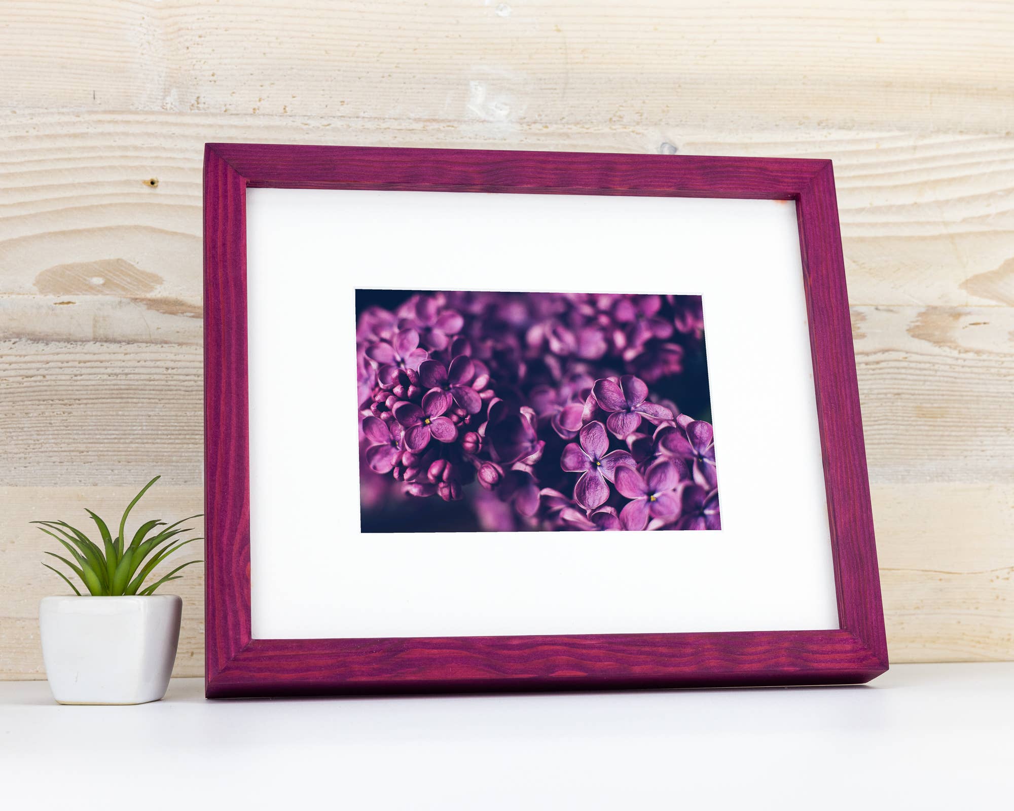 SIA EventFrame – wholesale Bildram – Tunn kant furu lövträ bildram, handgjord mattad ram3