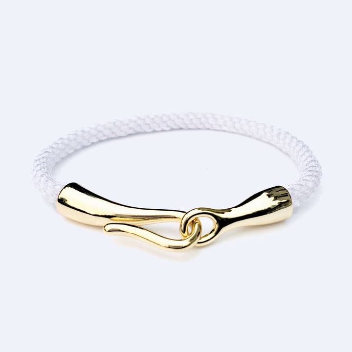 Drifter Armreif Weiß/Gold für den Großhandel von Beach'd