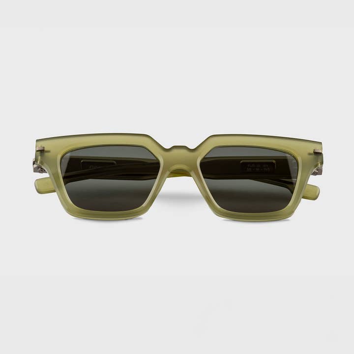 Occhiali da sole FLM12 04 Olive per la vendita all'ingrosso da parte di Flama Eyewear