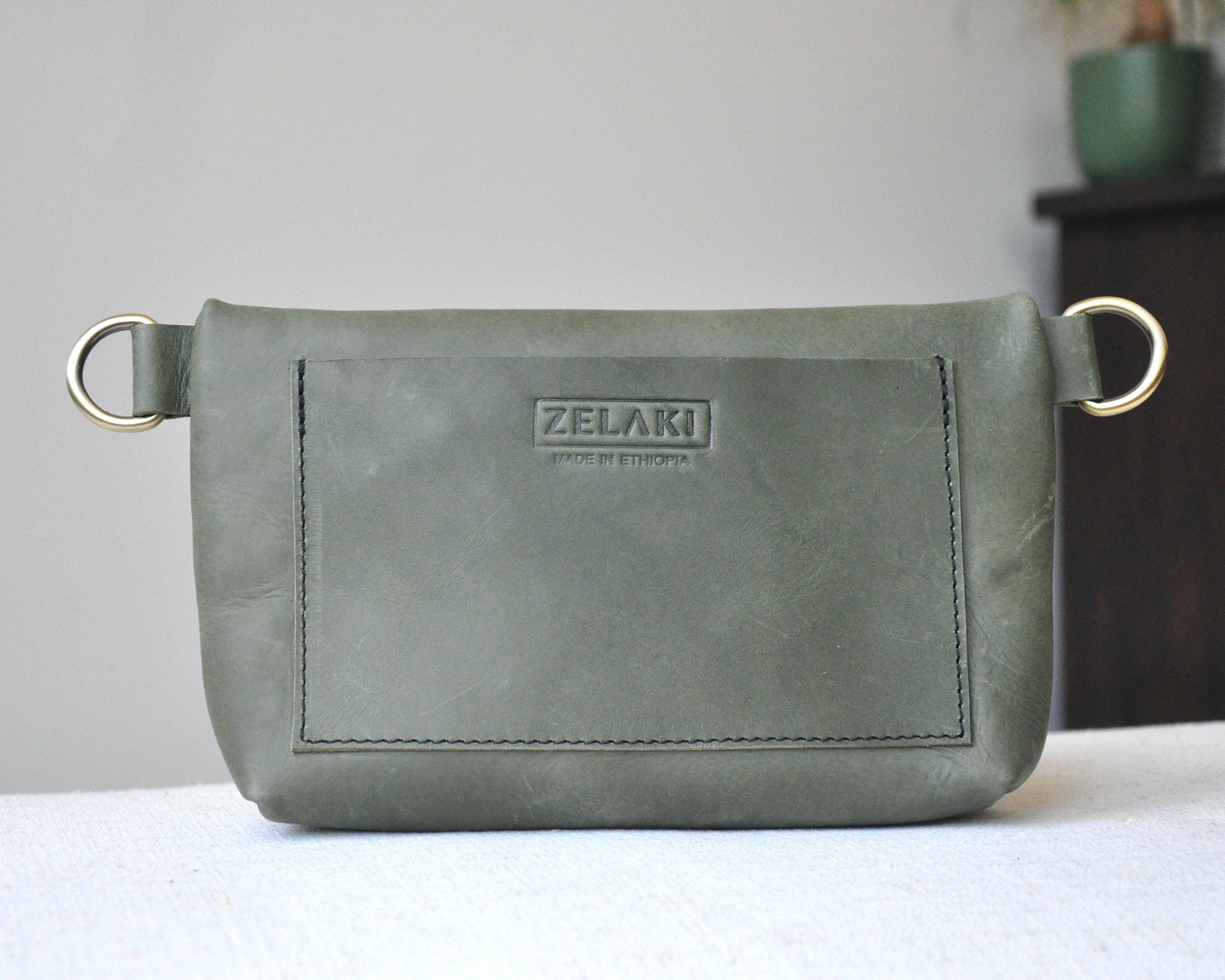 Zelaki Leather Company - Wholesale Belt Bag - Women's - Agow Belt Bag / Convertible Crossbody, Sling, and Belt Bag 1