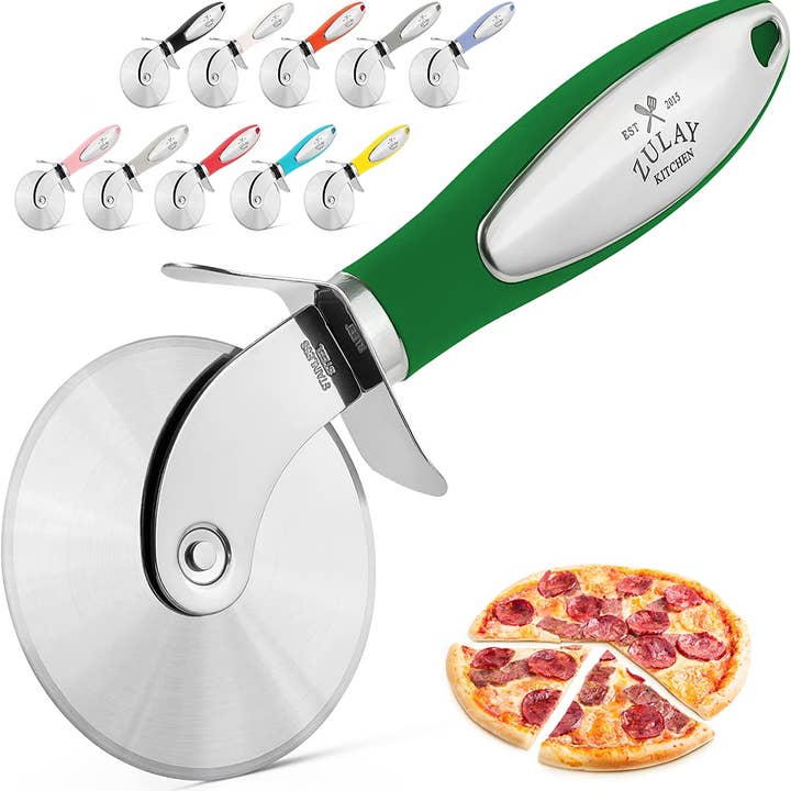 Zulay Kitchen - Wholesale Pizza Wheel - Stainless Steel Pizza Cutter Wheel15