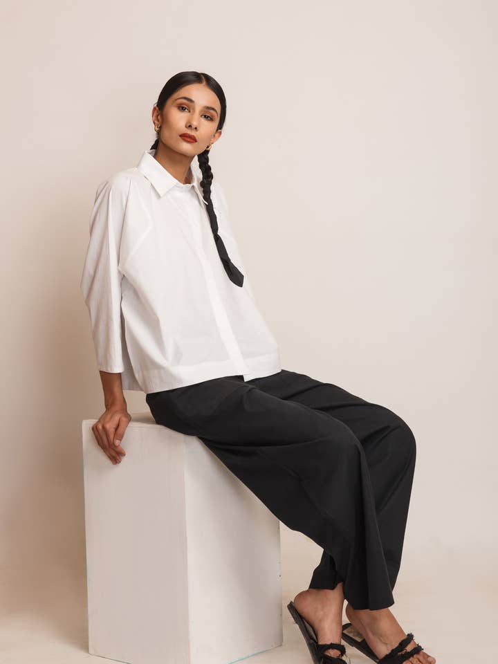 Angular Boxy Shirt for wholesale by Ekadesma