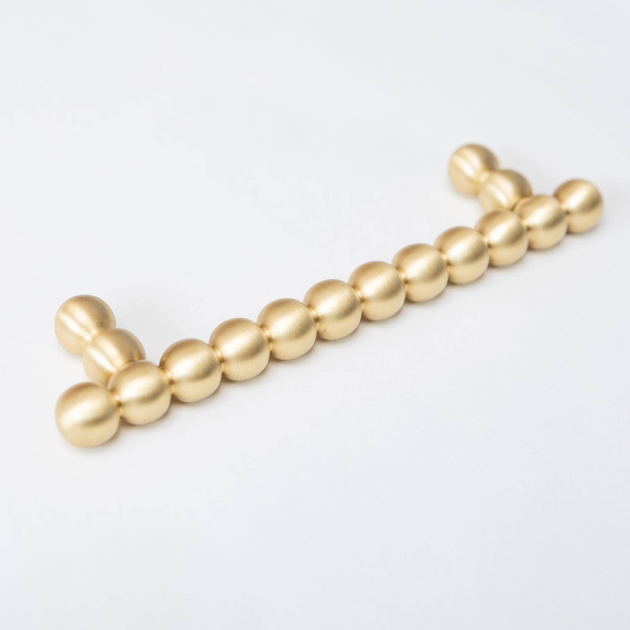 Brass bee – wholesale Knob/pull – Solid Brass Beaded Cabinet Pull Handles & Knobs - Satin Brass Finish23