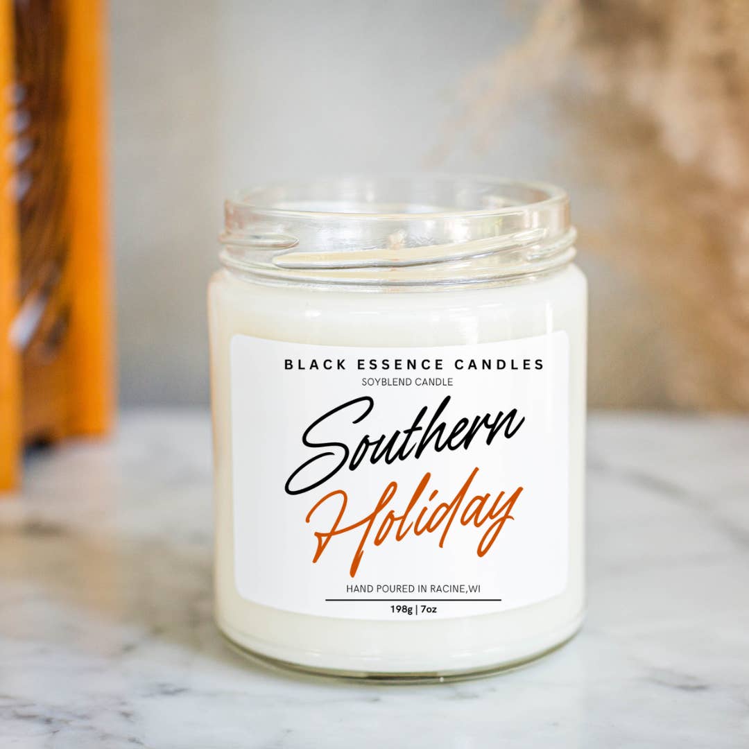 Black Essence Candles – Vela em jarro/copo por atacado – Feriado do Sul