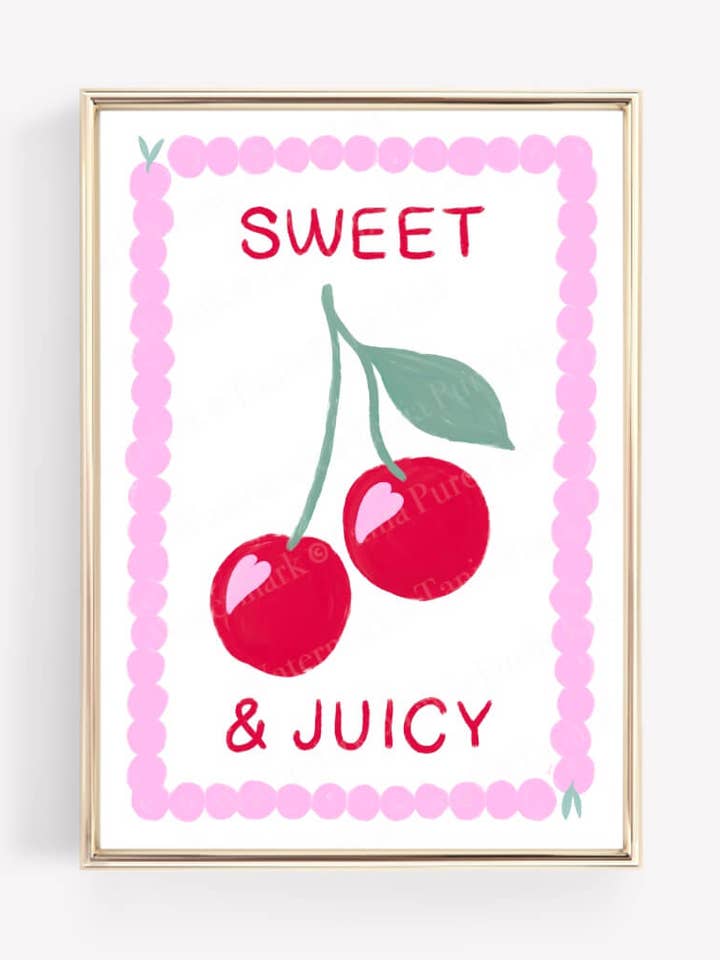 Sweet & Juicy Print for wholesale by Tania Purdy