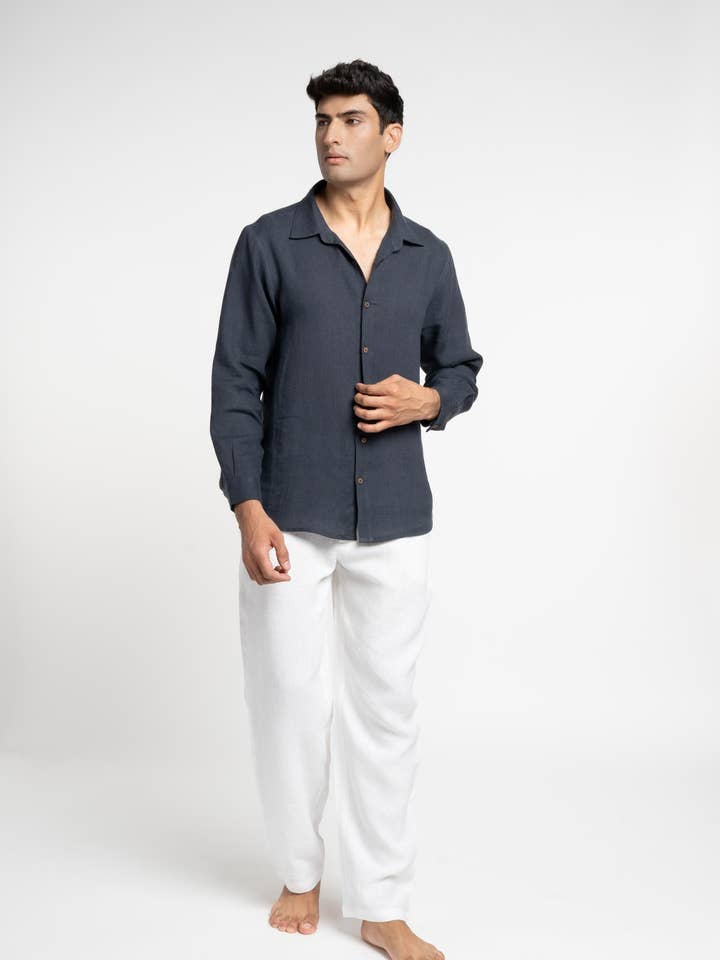 Live Linen - Wholesale Shirt - Men's - Linen Abel Shirt