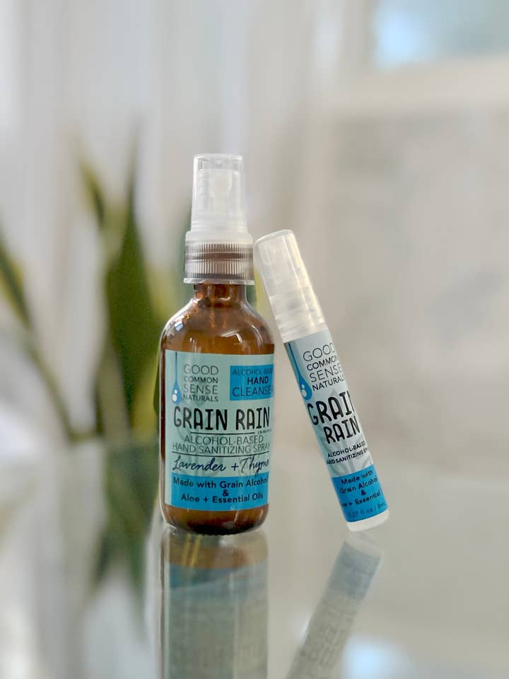 Grain Rain, Hand Sanitizer for wholesale by GOOD COMMON SENSE NATURALS